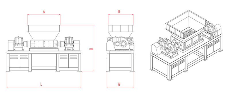 <a href='http://www.scives.cn/ssxl/1621.html' target='_blank'><span>壓塊撕碎機</span></a>結(jié)構(gòu)