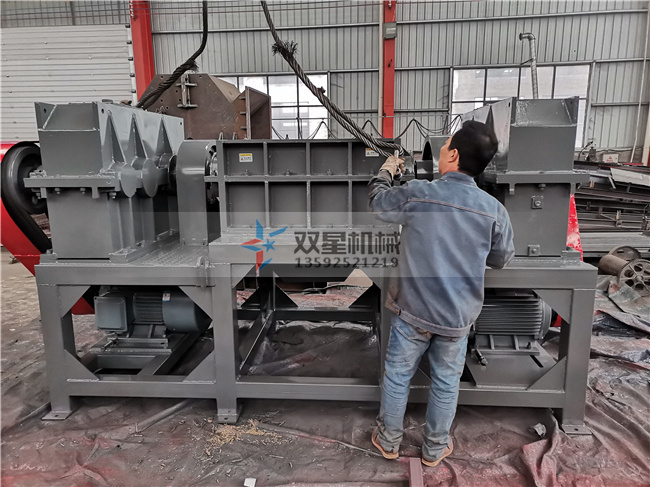 金屬撕碎機撕碎的物料呈長條狀，剪切不斷，是怎么回事？